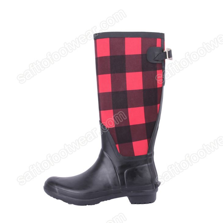 Warme Damen-Regenstiefel aus Neopren