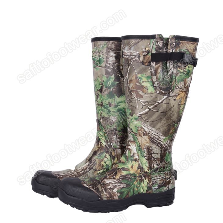 Camouflage-Gummistiefel für die Jagd im Freien für Herren