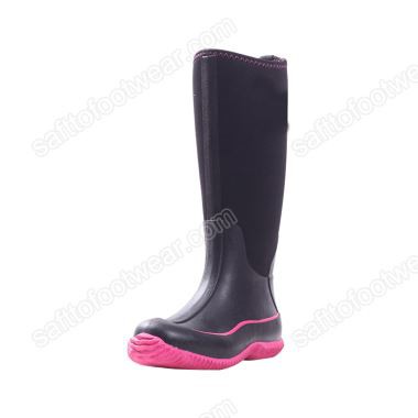 Wasserdichte Damen-Wellington-Stiefel aus leichtem Gummi